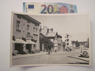 Postikortin Alkup. Valokuva Hämenlinna? 1950-l