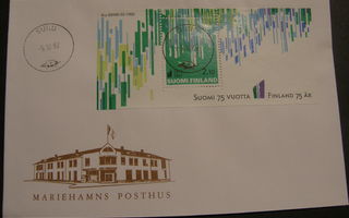 1992 Suomi 75v + Europa FDC-t  SUND ( Åland ) leimalla