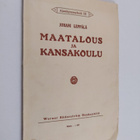 Juhani Leppälä : Maatalous ja kansakoulu - maalaiskansako... - pikkukuva 1