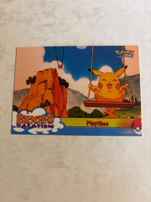 Playtime Pokemon 1999 Topps Movie Pikachu’s Vacation
