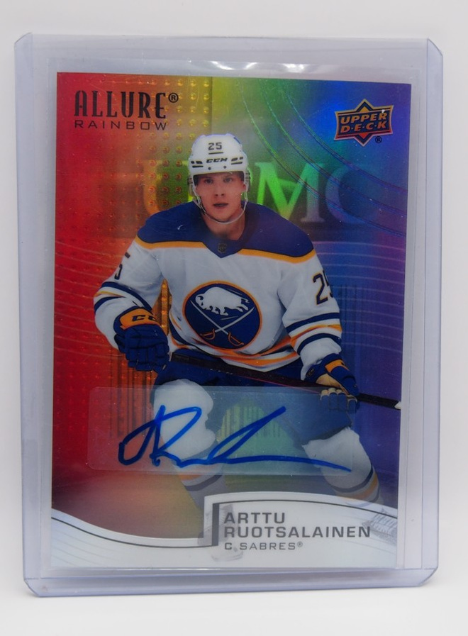 2021-22 Allure Full rainbow Autographs Arttu Ruotsalainen
