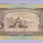 Pohjois-Vietnam 5 Dong v.1958 P-73 (harvinainen) - pikkukuva 2