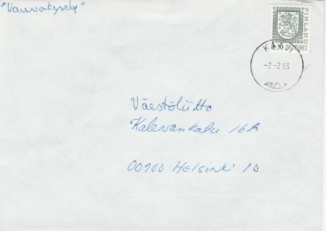 Postileima, KAAVI
