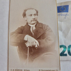 CDV Valokuva Näyttelijä Frithiof Raa 1871 Hårdh Helsinki - pikkukuva 1