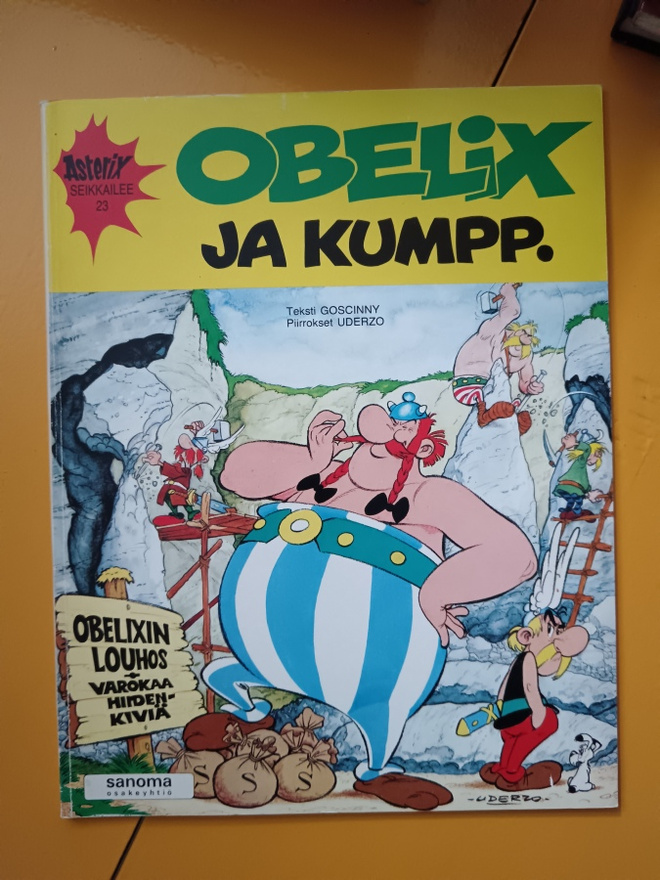Asterix : Obelix ja kumpp. 1.painos Albumi