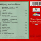 Mozart : Pieni yösoitto , Haffner-serenaadi - CD - pikkukuva 2