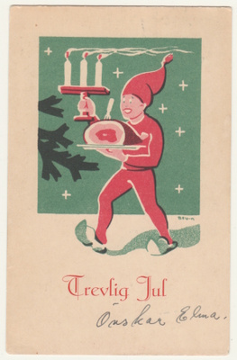 Uttuslien : Tonttu ja kinkku - ruotsinkielinen 1943