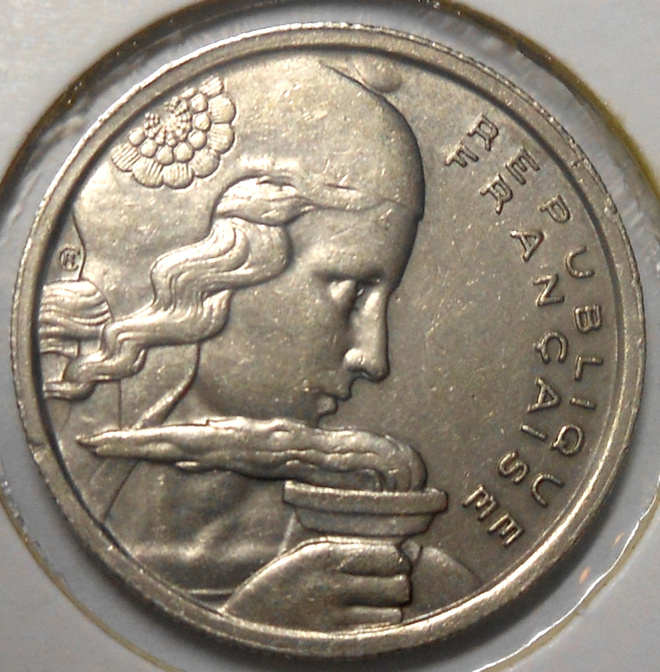 France. 100 francs 1955. #2.