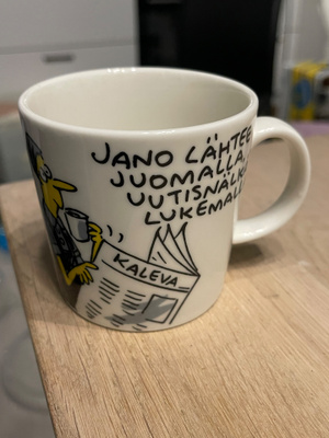 Harvinainen sanomalehti Kaleva painotalon avajaismuki (Viral