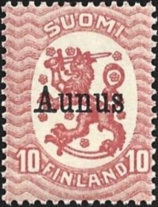 1919 Aunus 10 p punainen *' LaPe A 2  painoerä I
