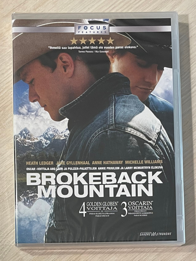 Ang Lee: BROKEBACK MOUNTAIN (2005) Heath Ledger (UUSI)