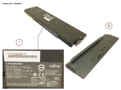 Fujitsu Lifebook E556 E746, E736 , E756 U745 telakka