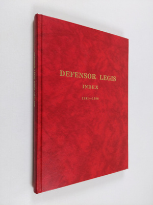 Mikko (toim.) Tulokas : Defensor legis index 1981-1990