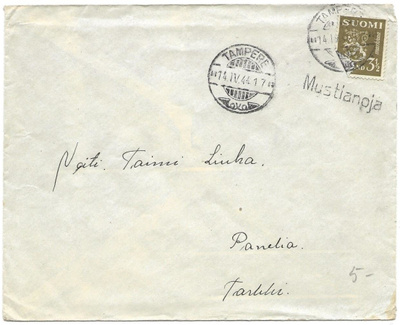 Rivileima Mustianoja kuorella (1944)