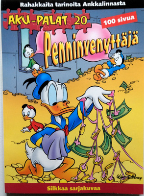 Aku-palat 20 penninvenyttäjä silkkaa sarjakuvaa