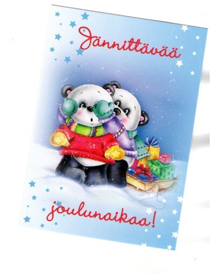 °°JÄNNITTÄVÄÄ JOULUNAIKAA!°°... -KORTTI