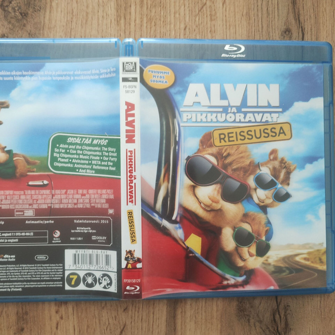 Alvin ja pikkuoravat reissussa