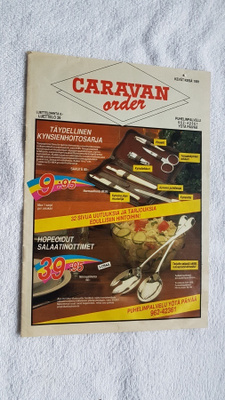 Caravan order luettelo 1991 VINTAGE
