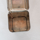 Pieni vanha purkki, vintage metallipurkki, kork. 9,5 cm - pikkukuva 4