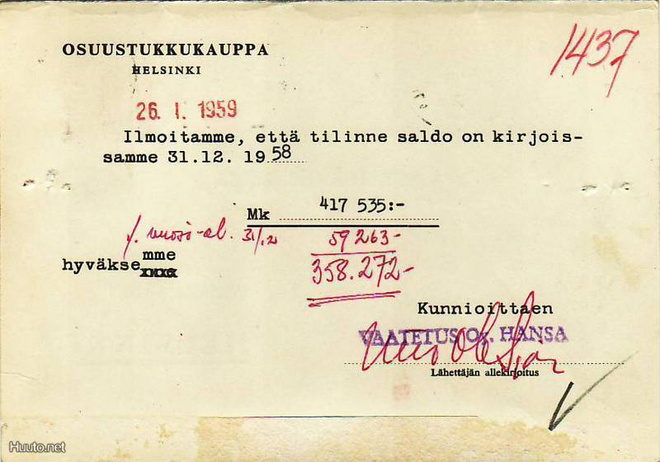 FIRMAKORTTI KOKKOLA VAATETUS OY HANSA