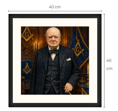 Uusi Vapaamuurari art print kehystetty 40 cm x 40 cm