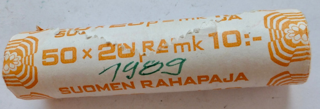 50 x 20 p 1989 Täysi Rulla
