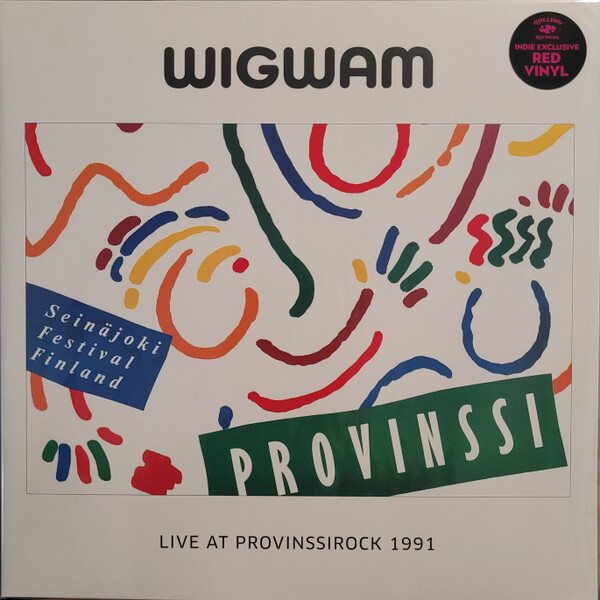 Wigwam – Live At Provinssirock 1991 2LP SEALED Red Vinyl