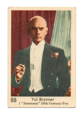 Purkkakuva n:o 88 YUL BRYNNER Purukumikuva