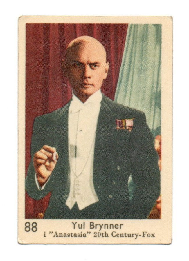 Purkkakuva n:o 88 YUL BRYNNER Purukumikuva