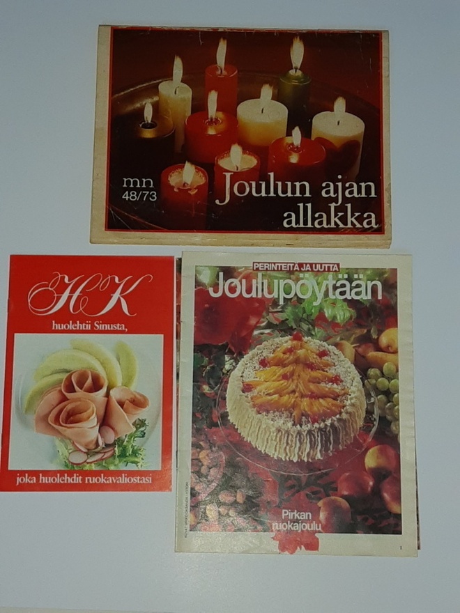 Jouluruokareseptejä 1970 - 80 luvulta
