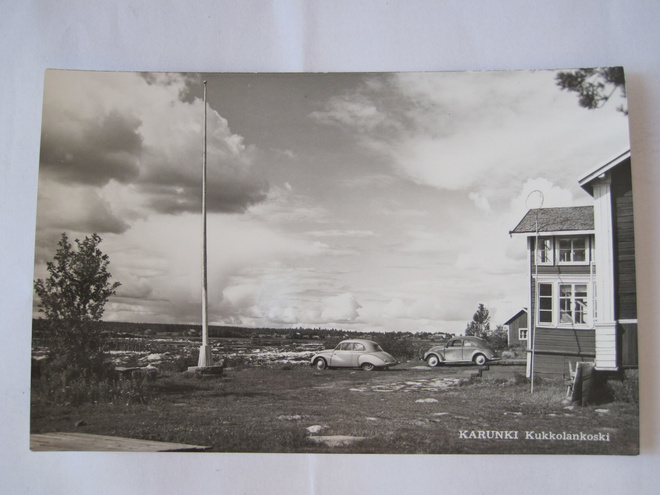VANHA Postikortti Karunki Lappi 1950-l Alkup.Mallikappale