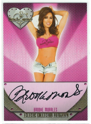Bench Warmer 2013 Eclectic Col. Autograph Brooke Morales