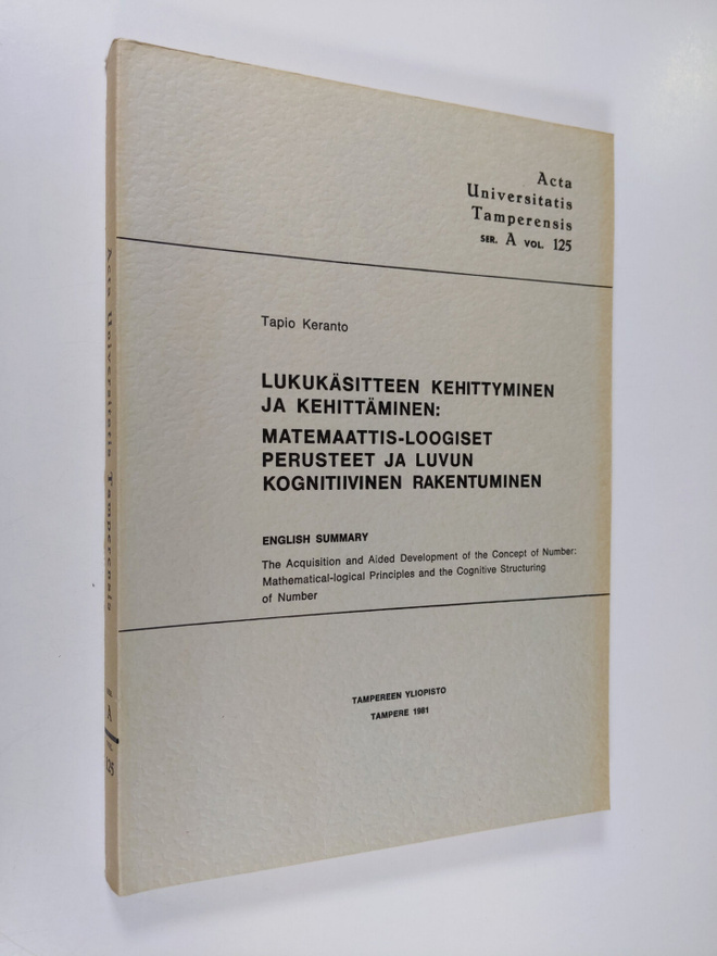 Tapio Keranto : Lukukäsitteen kehittyminen ja kehittämine...