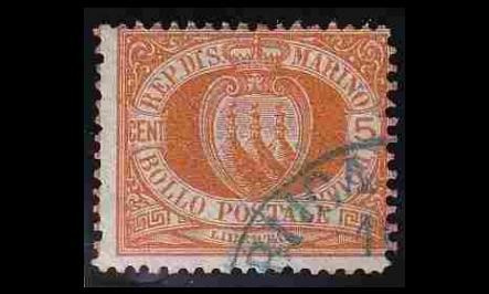 San Marino 6 o Vaakuna 5 C (1890)