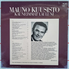 LP  Mauno Kuusisto - Kauneimmat Lauluni. - pikkukuva 2