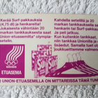 Union Olympiaseteli Tapio Kantanen -keräilykortti - pikkukuva 2