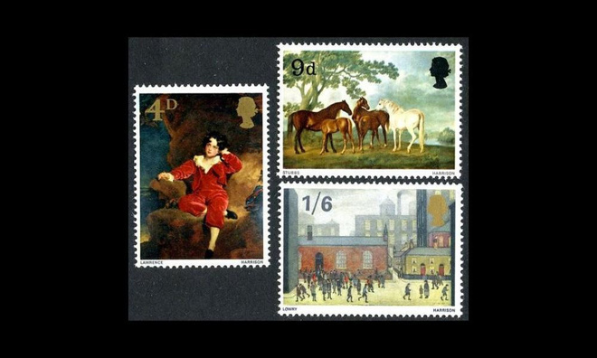 Iso-Britannia 466-8 ** Maalauksia (1967)