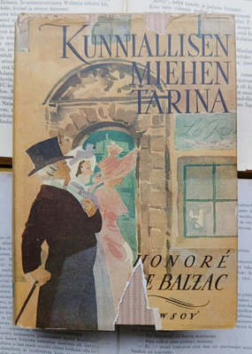 Honore de Balzac - Kunniallisen miehen tarina (sid.)