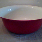 Emaloitu vati halk. 37cm vanha - pikkukuva 1