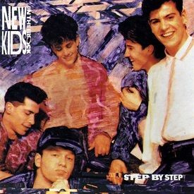 New Kids On The Block LP Step by step 1990  Kreikka painos