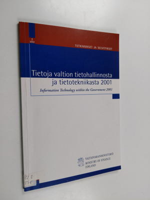 Tietoja valtion tietohallinnosta ja tietotekniikasta - In...