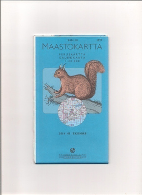 Maastokartta 1:20 000 Ekenäs