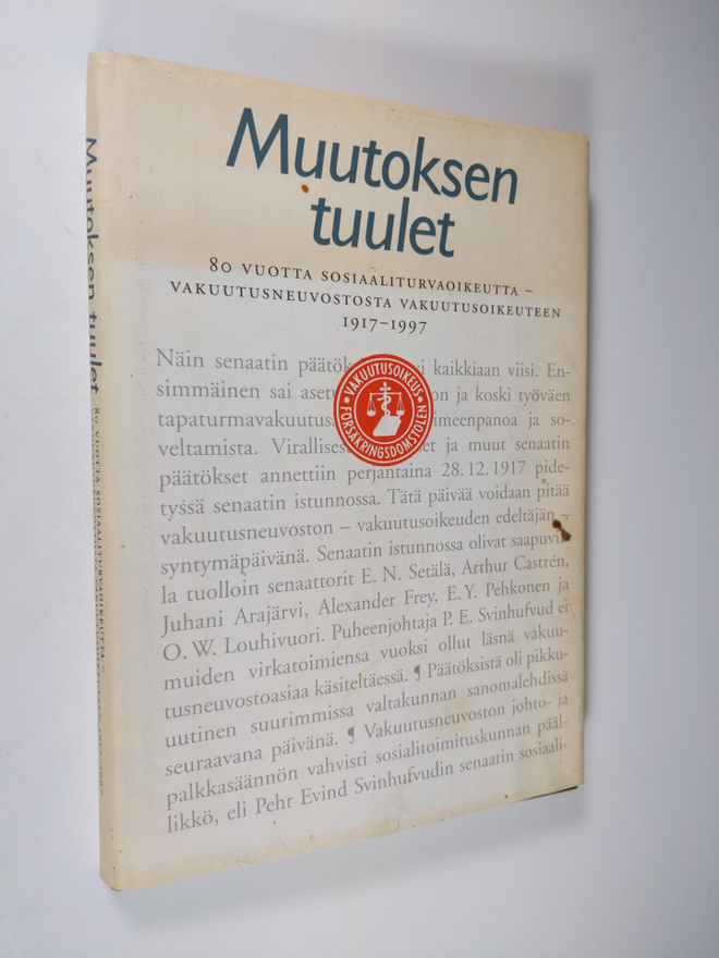 Olavi Heinonen : Muutoksen tuulet : 80 vuotta sosiaalitur...