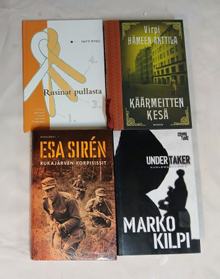 Kotimainen kirja paketti 4kpl