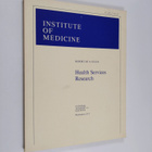 Health services research methodology : report of a study - pikkukuva 1