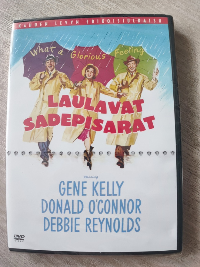 Laulavat sadepisarat UUSI Gene Kelly Debbie Reynolds
