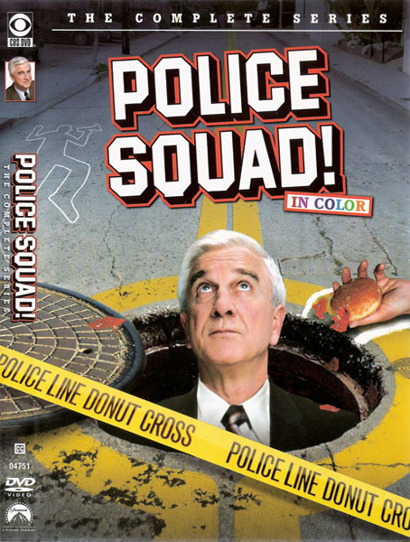 Police squad - Hei me pamputetaan - koko sarja - DVD - OOP