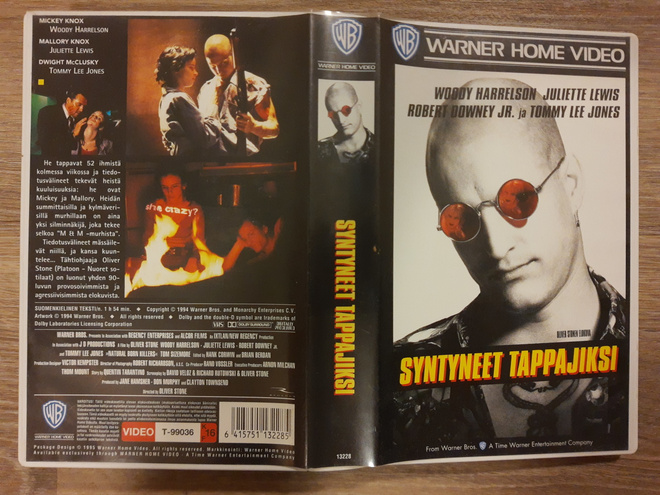 Syntyneet tappajiksi (Natural Born Killers) VHS