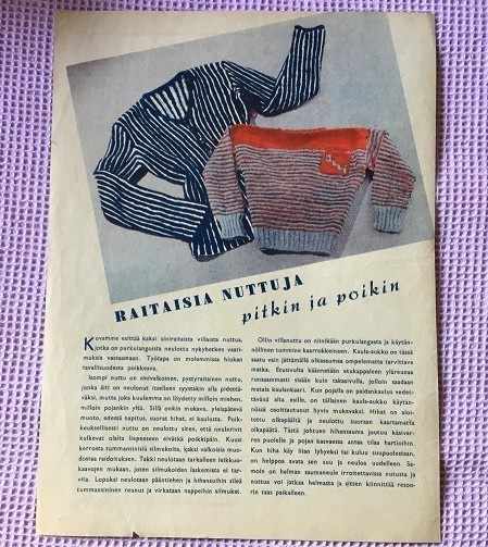 Purkulankapaitoja Juliste v. 1944