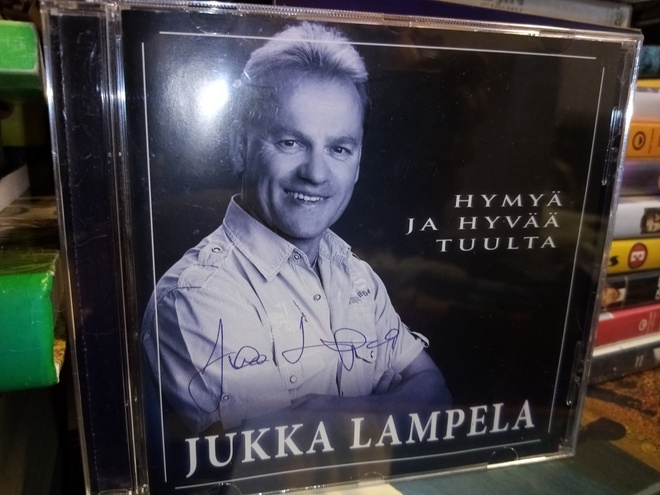 CD :  Jukka Lampela : Hymyä ja hyvää tuulta ( SIGNED)